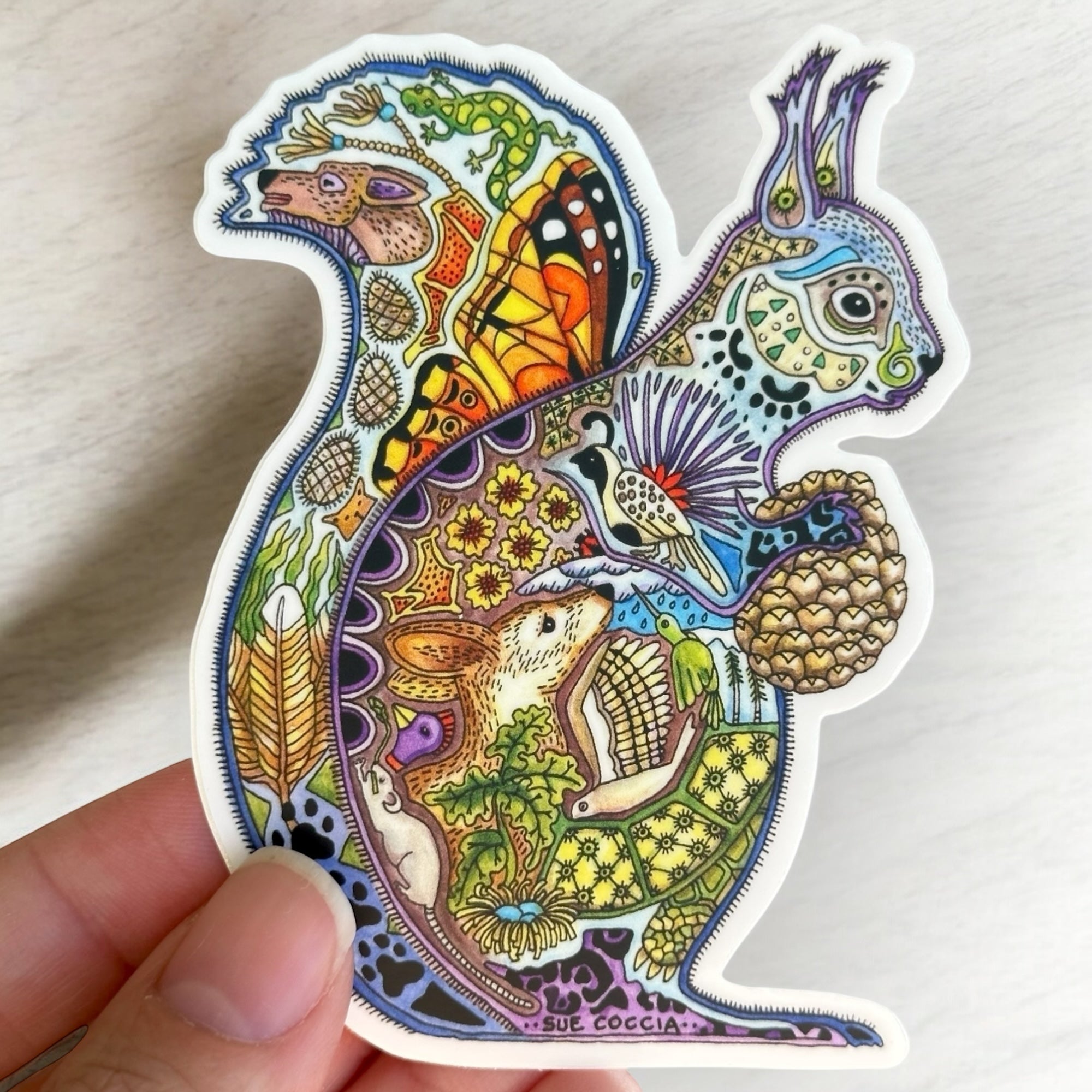 Squirrel Sticker – EarthArt International