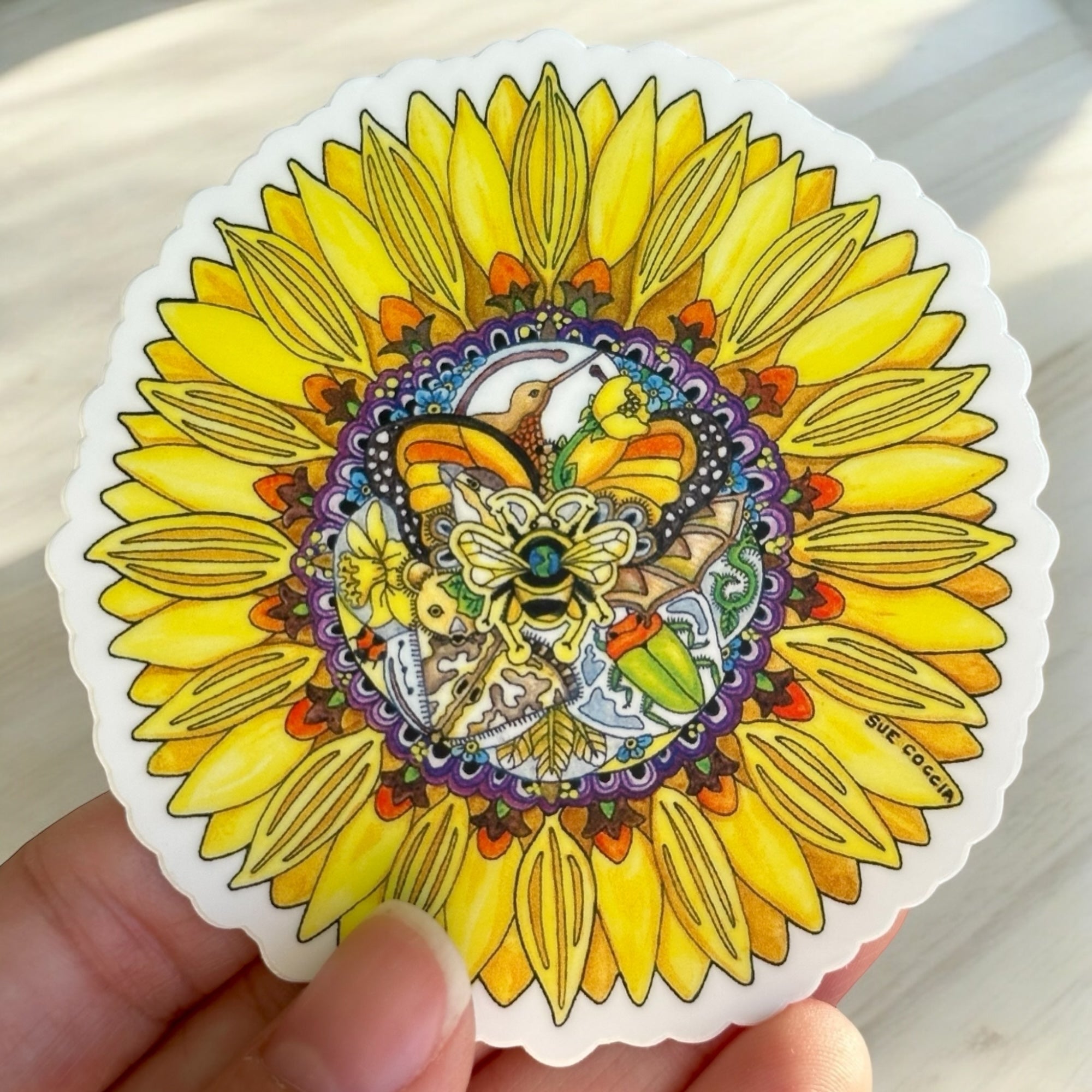 Sunflower Sticker