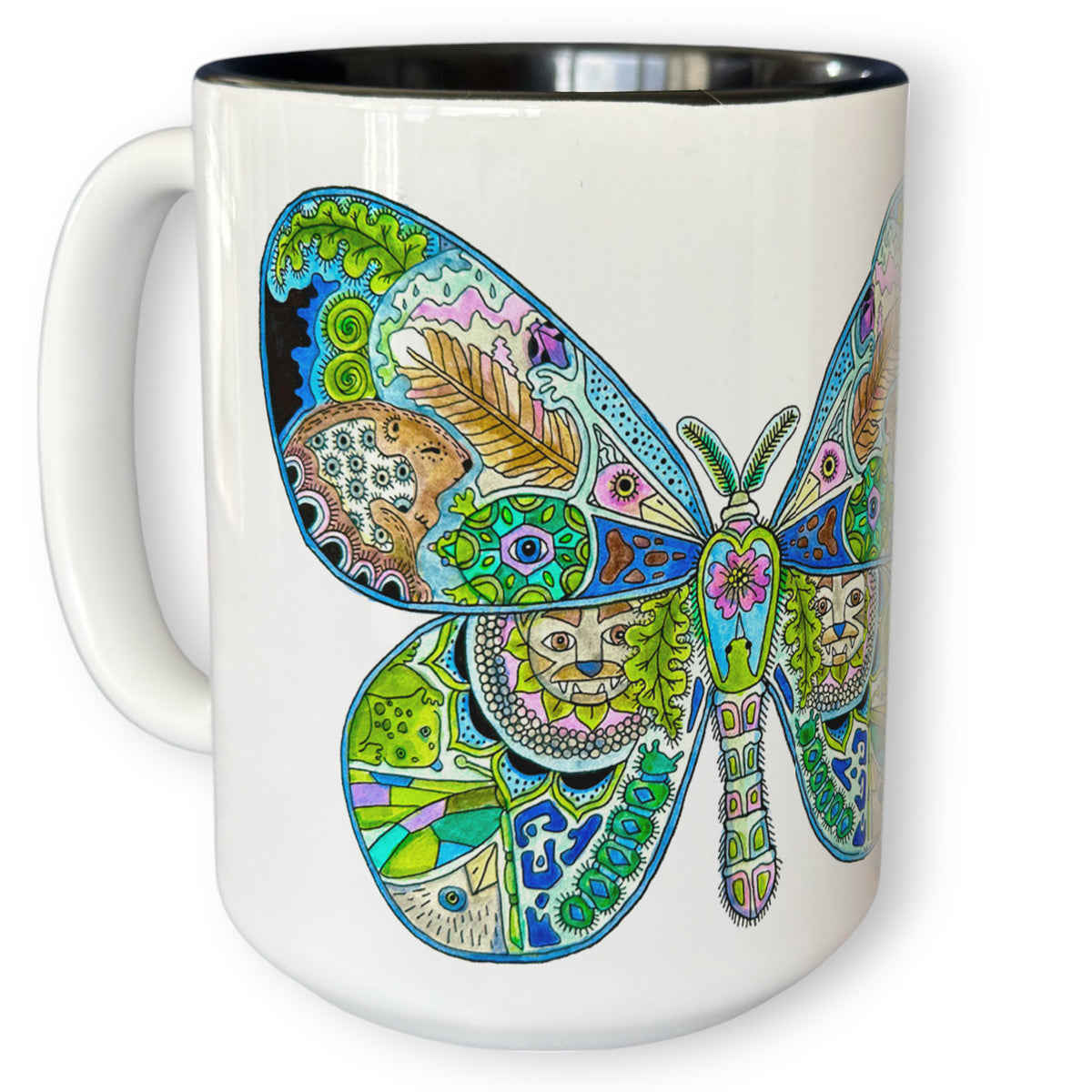 Tiger Faced Moth 15 oz Mug