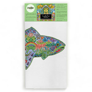 Trout Flour Sack Towel