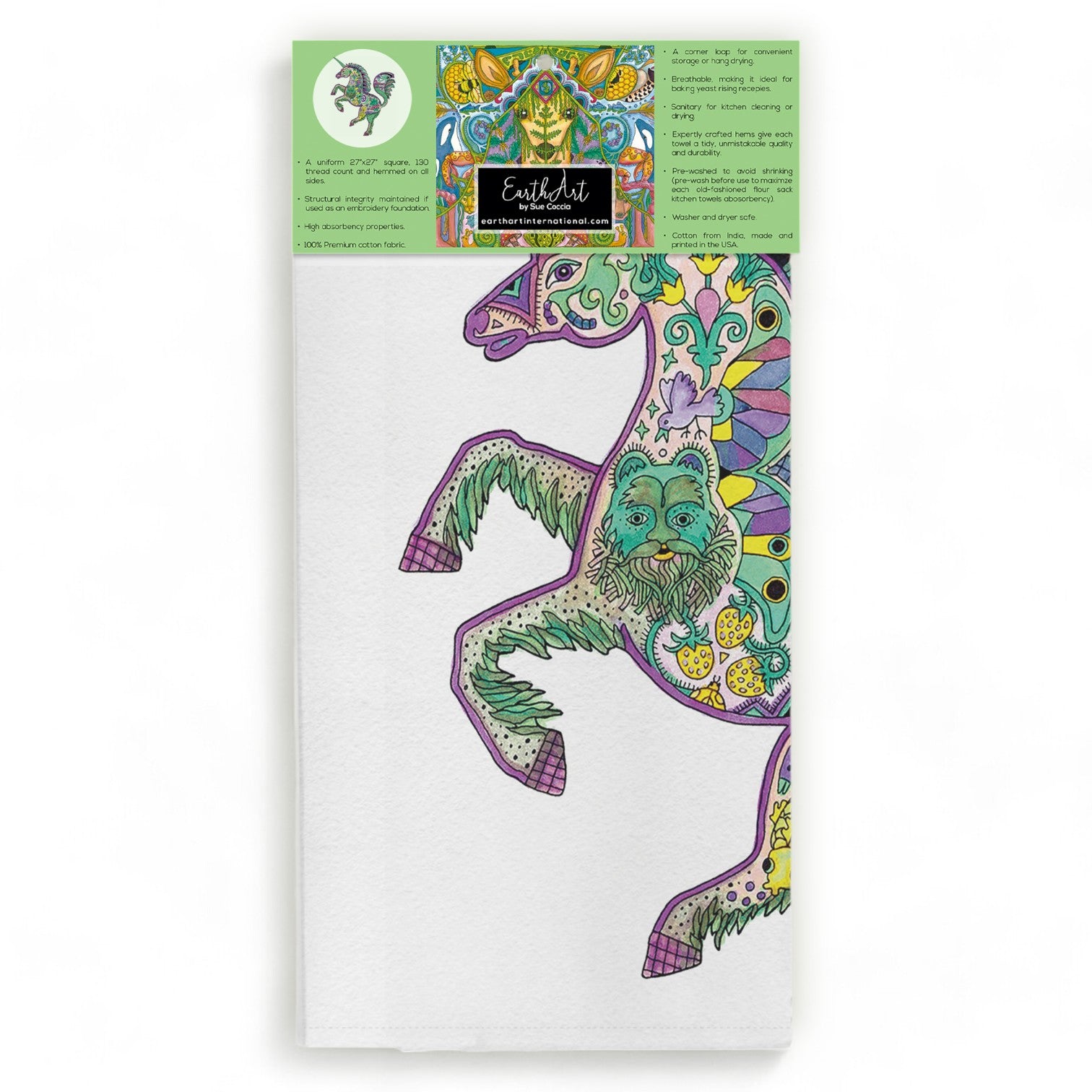 Unicorn Flour Sack Towel