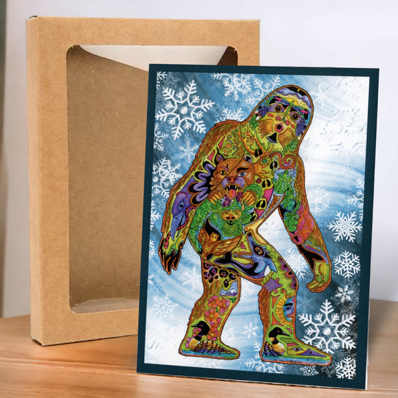 Sasquatch (Bigfoot) Holiday Boxed Card Set (8)