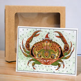 Crab Holiday Boxed Card Set (8)