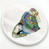 Walrus Glazed Ceramic Coaster