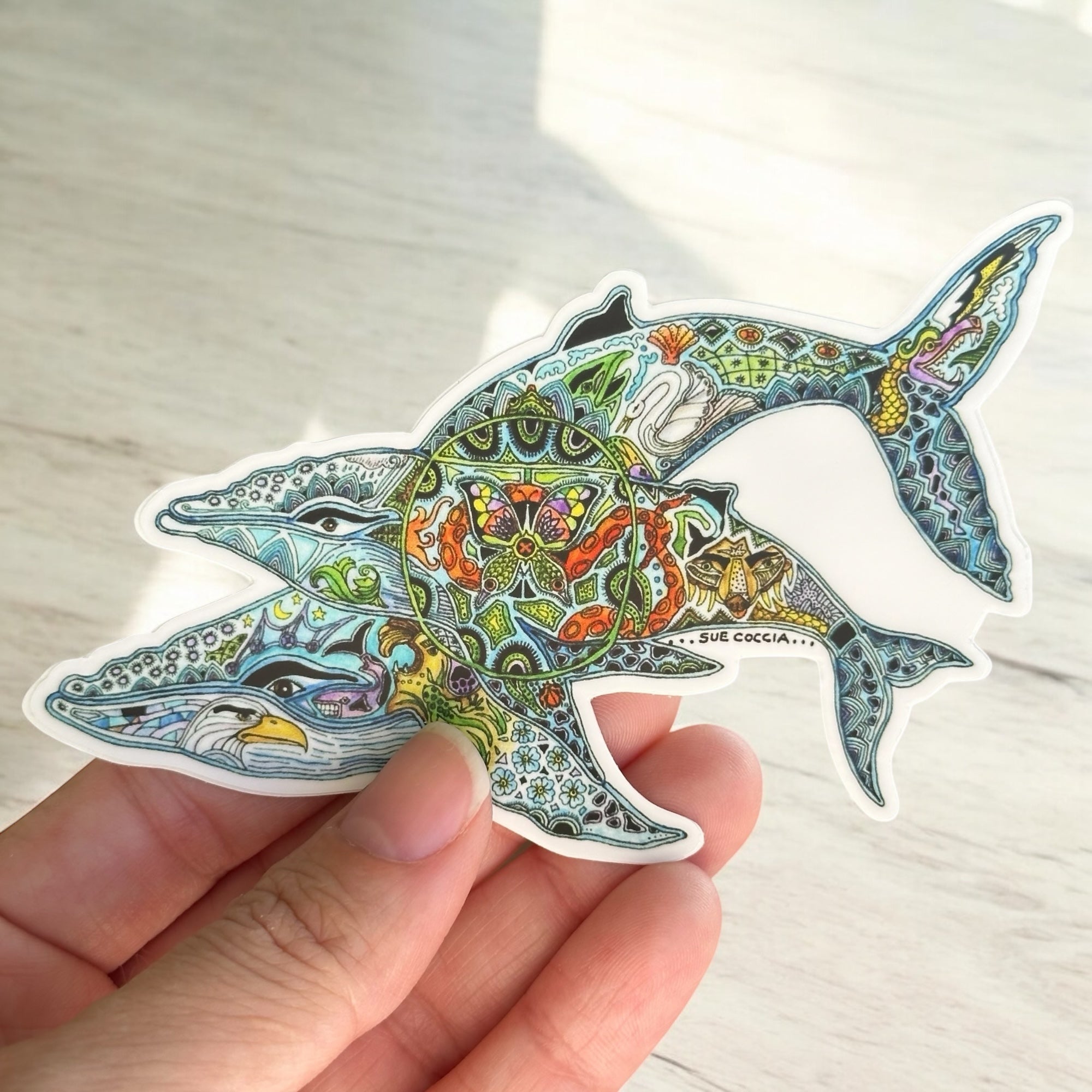 Humpback Whales Sticker