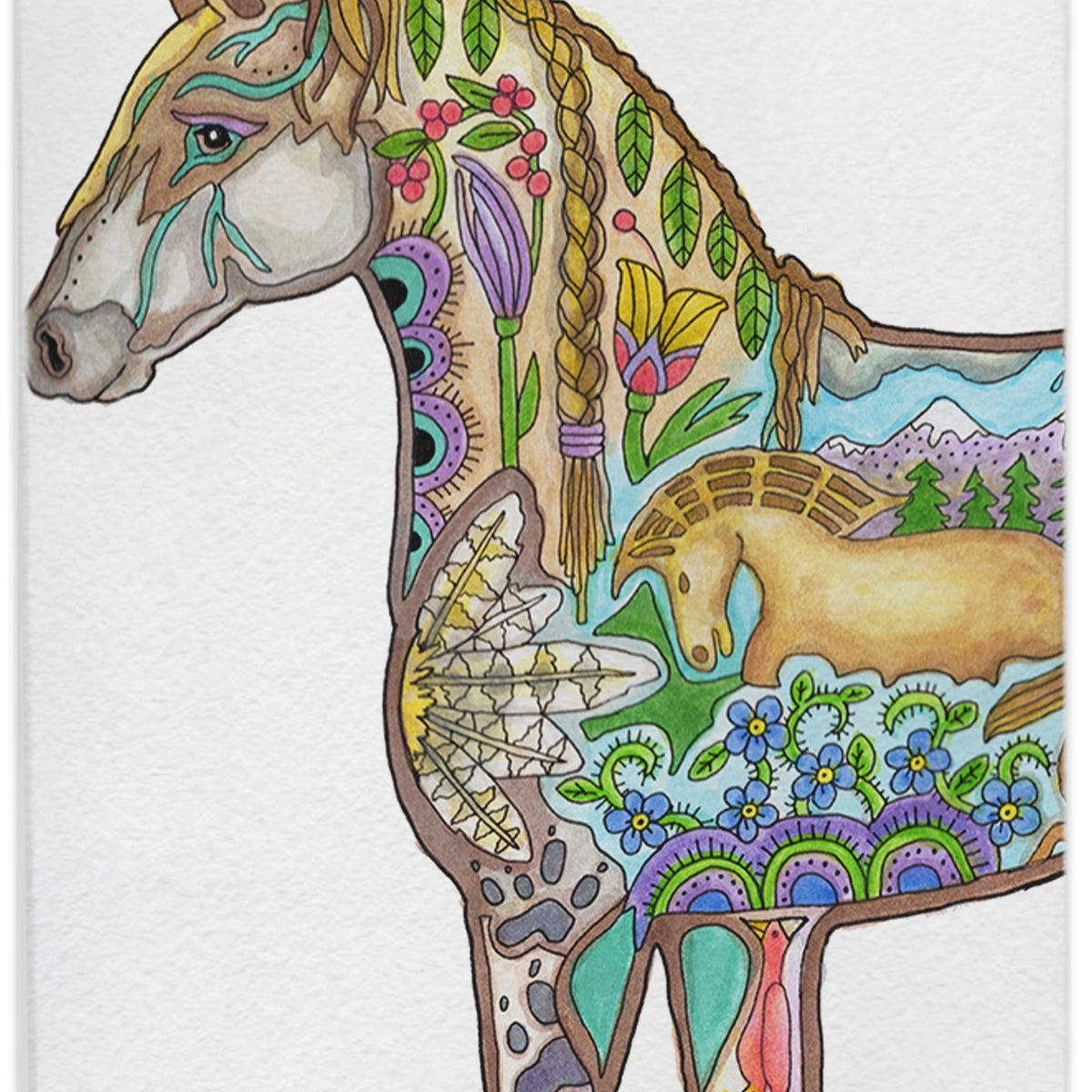 Wild Horse Flour Sack Towel