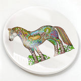 Wild Horse Glazed Ceramic Coaster