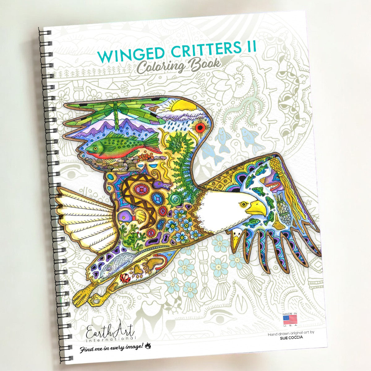 Winged Critters 2 Coloring Book