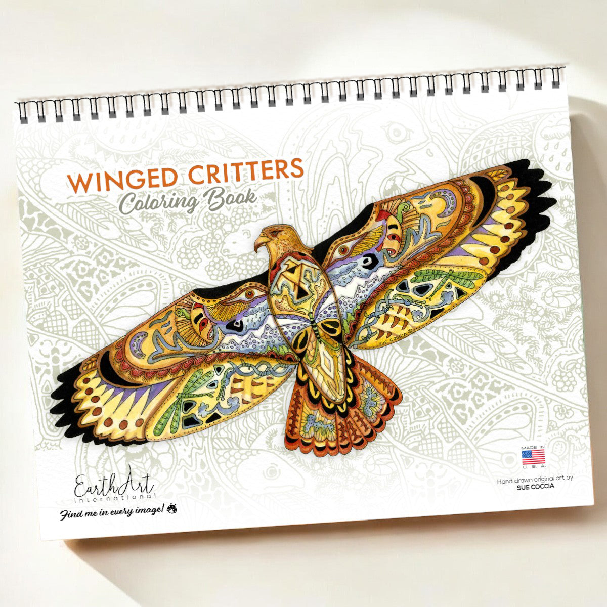 Winged Critters Coloring Book