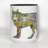 Wolf Standing 15 oz Mug