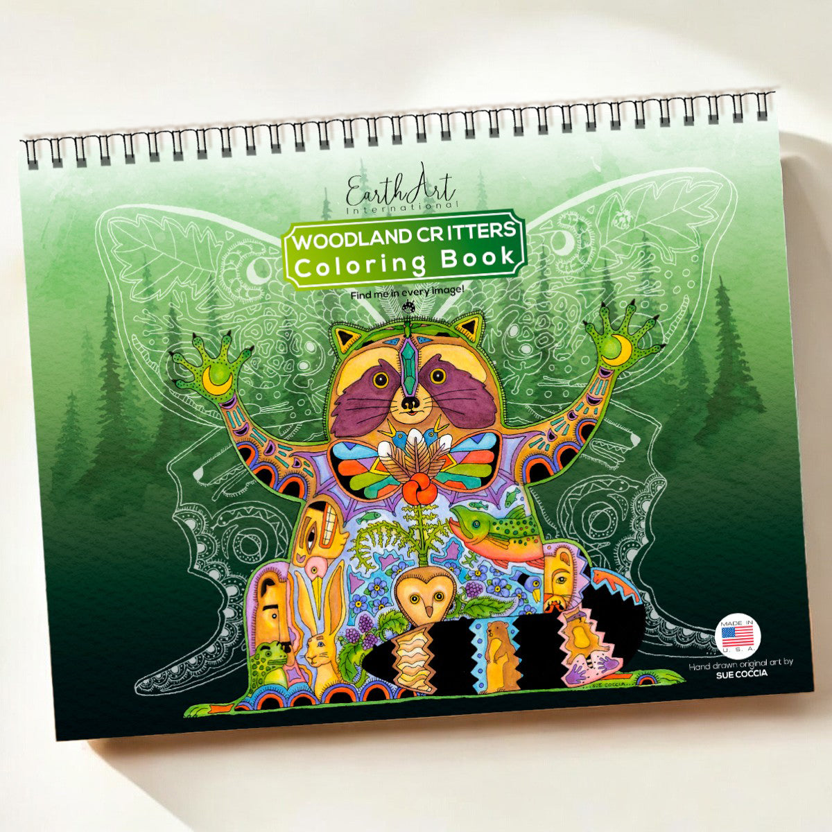 Woodland Critters Coloring Book