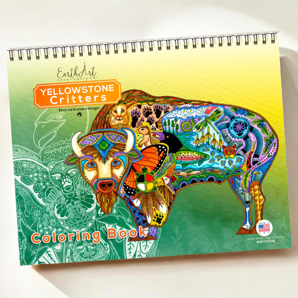 Yellowstone Critters Coloring Book