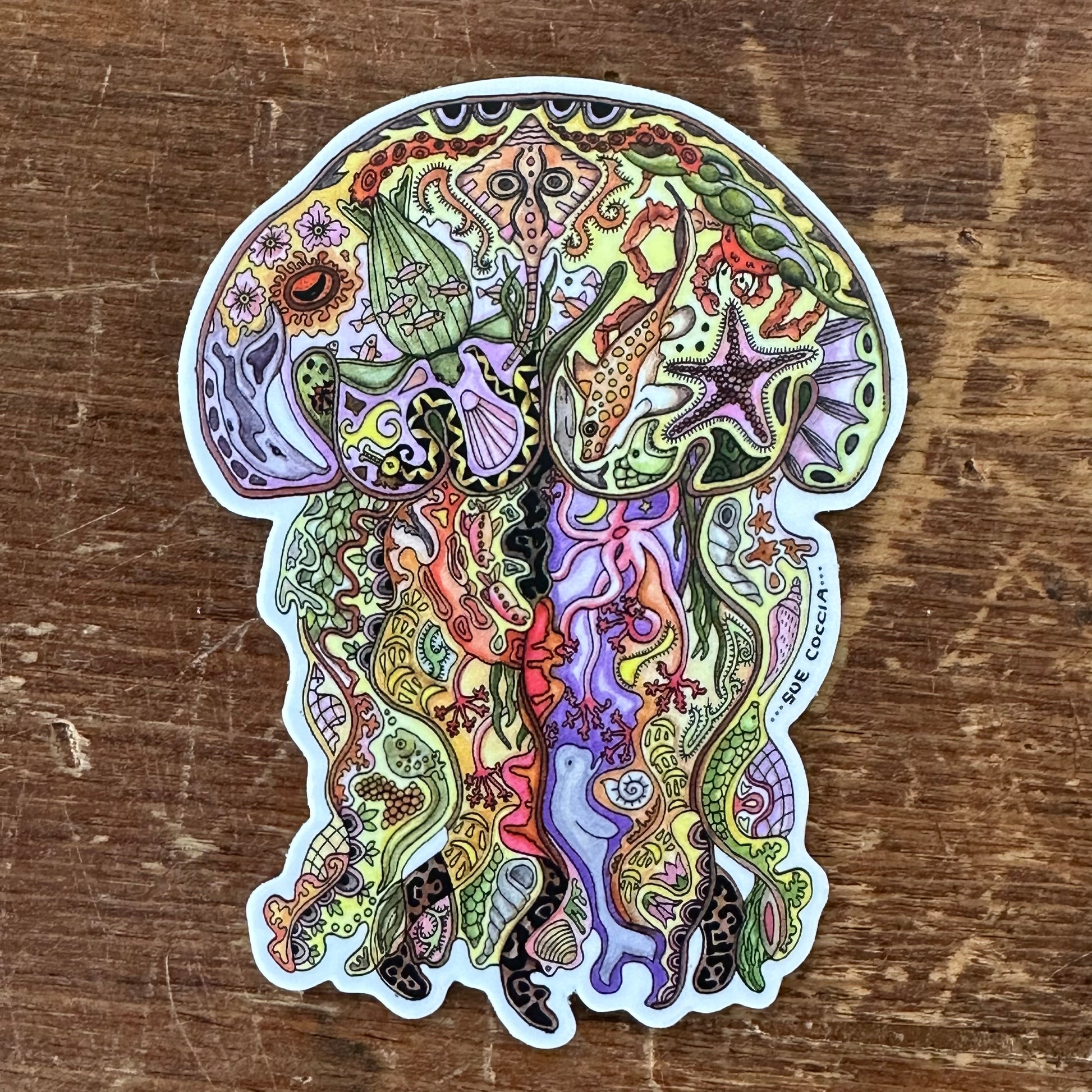 Jellyfish Sticker
