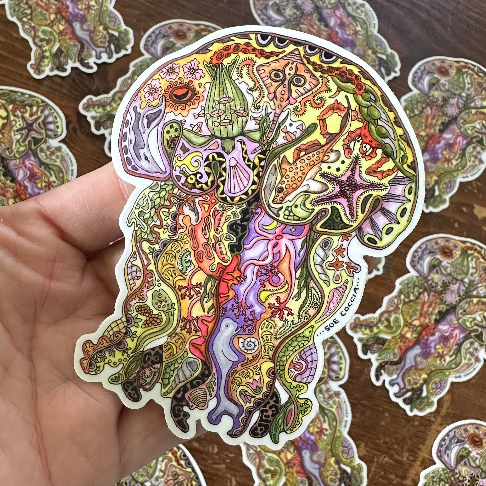 Jellyfish Sticker