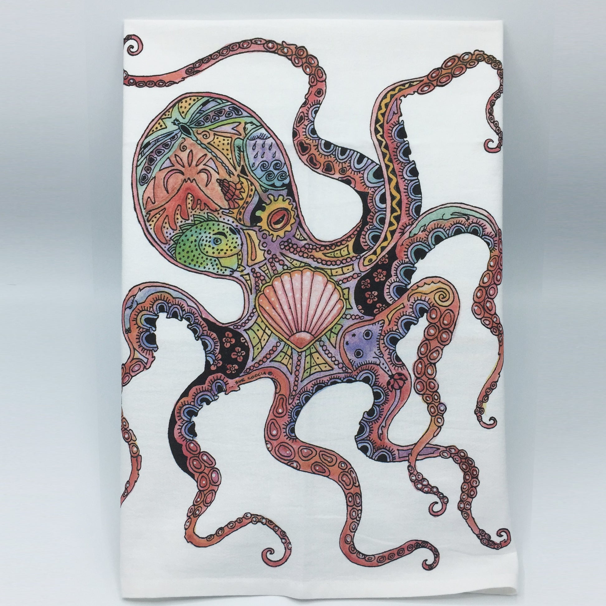 Octopus Flour Sack Towel