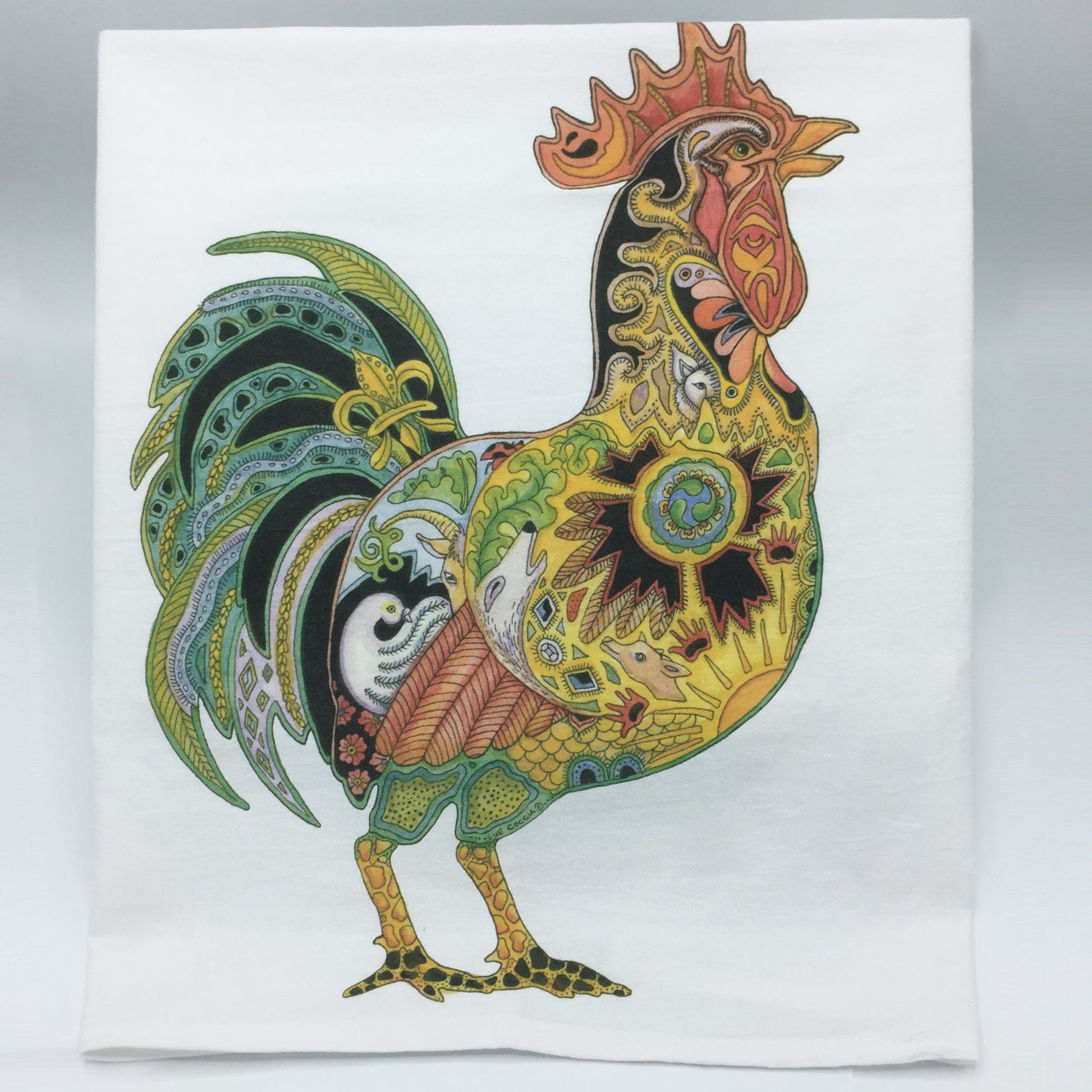 Rooster Flour Sack Towel