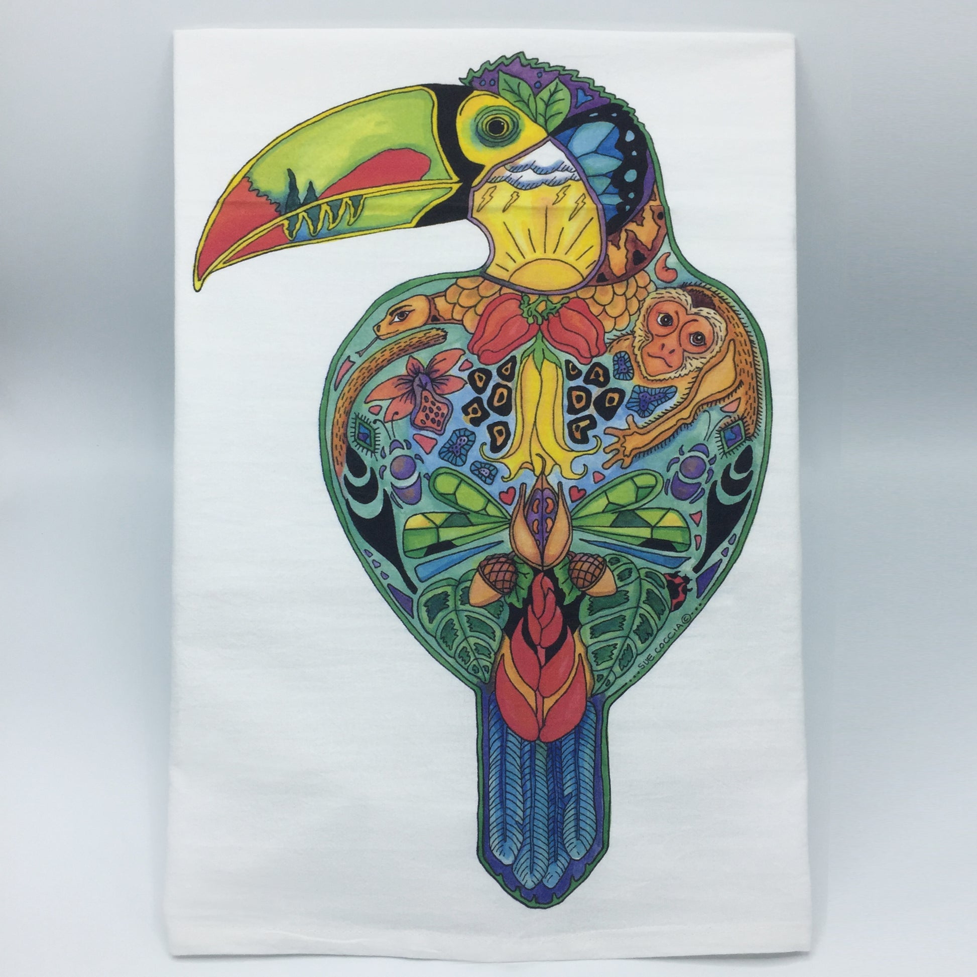 Toucan Flour Sack Towel