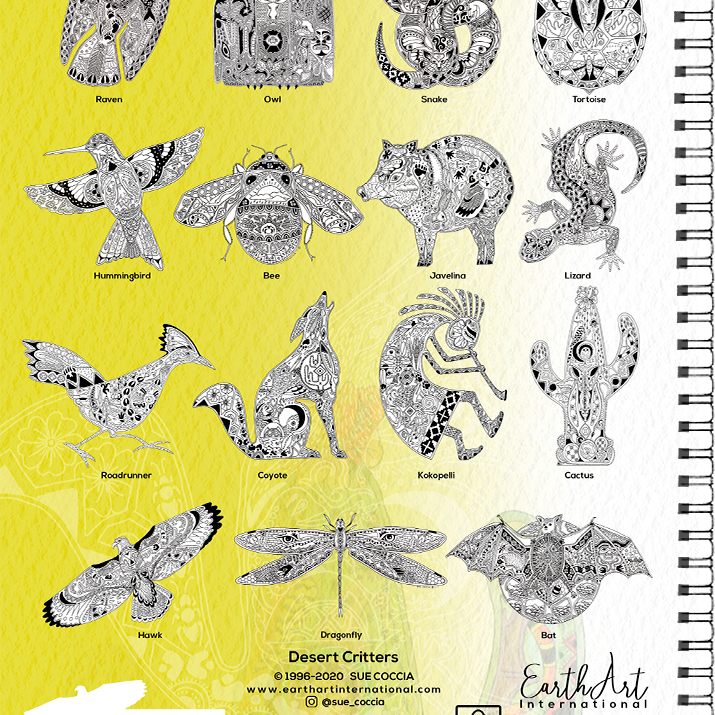 Desert Critters Coloring Book