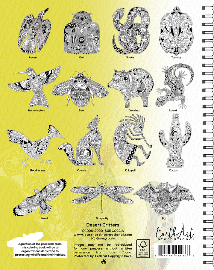 Desert Critters Coloring Book