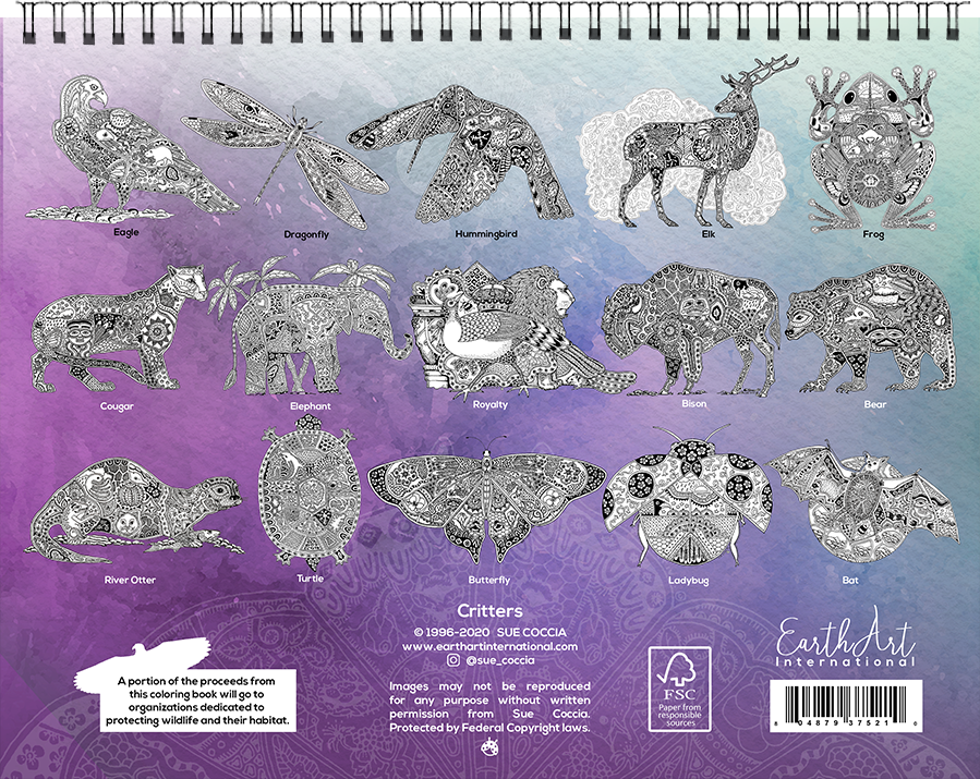 Critters Coloring Book