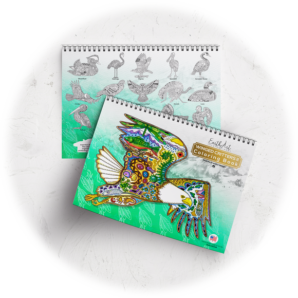 Winged Critters 2 Coloring Book
