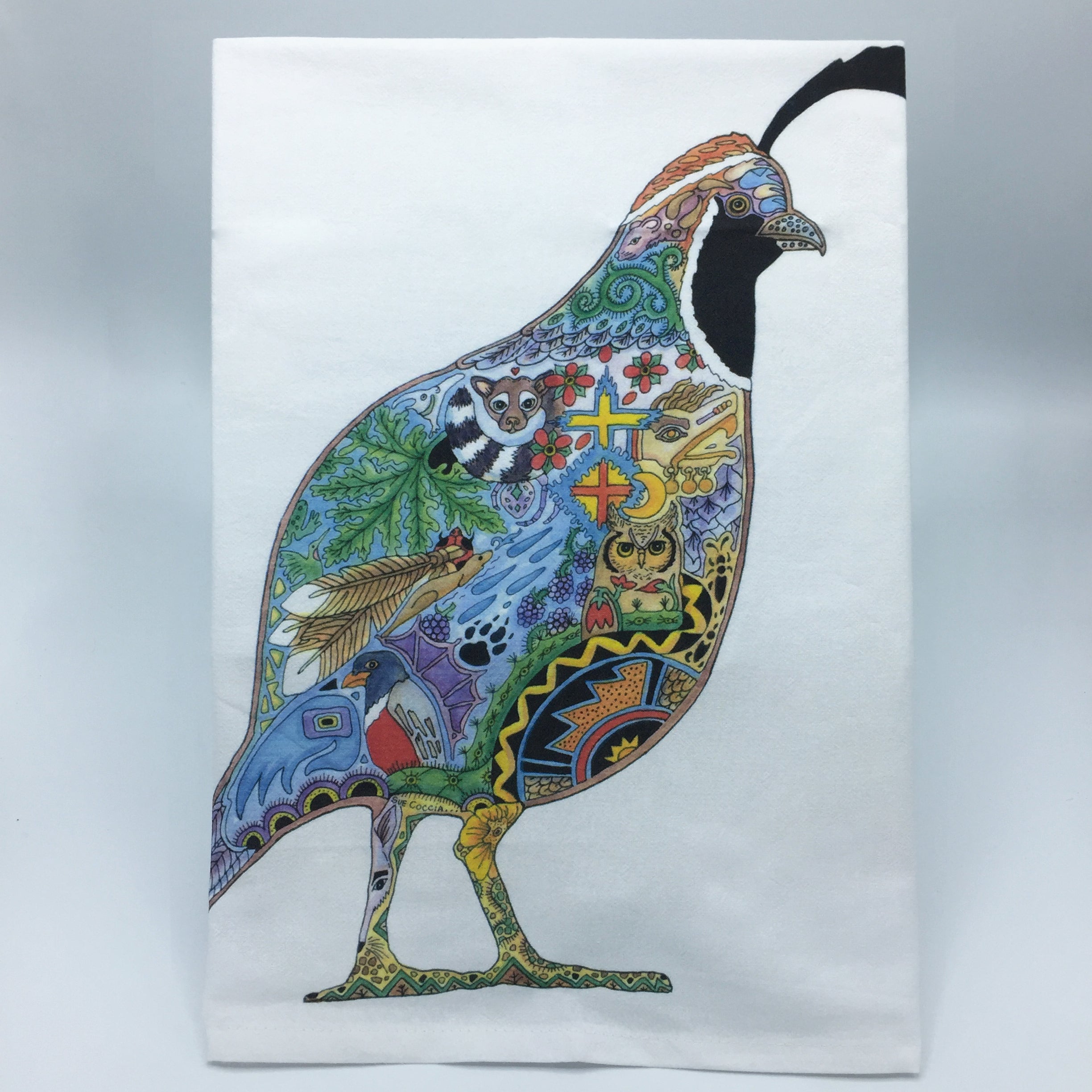 Quail Flour Sack Towel