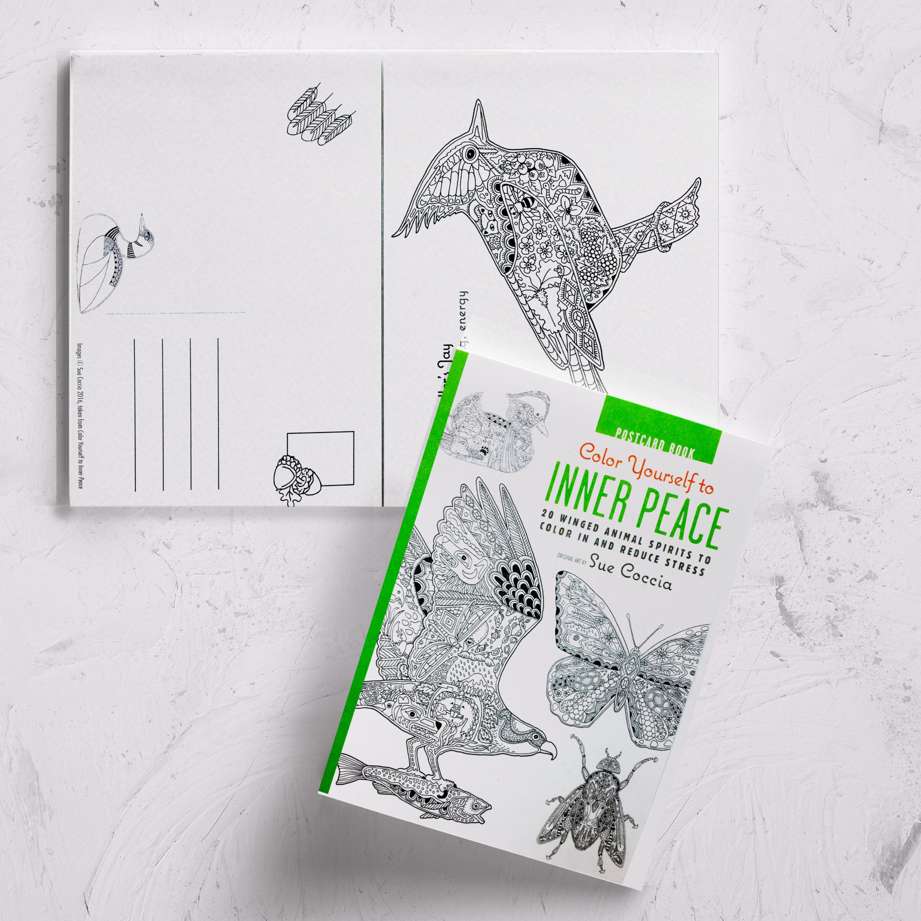 Inner Peace Post Card Book