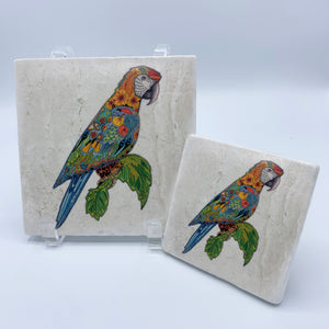 Macaw Coasters and Trivets