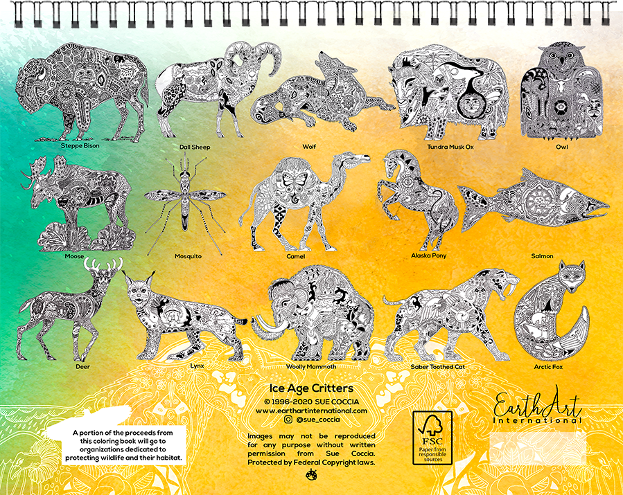 Ice Age Critters Coloring Book