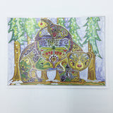 Raven Bear Holiday Card