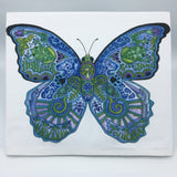 Blue Morpho Butterfly Flour Sack Towel