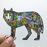 Wolf Standing Sticker