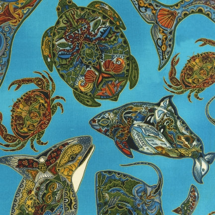 Animal Spirits Fabric 11919-169 EARTH