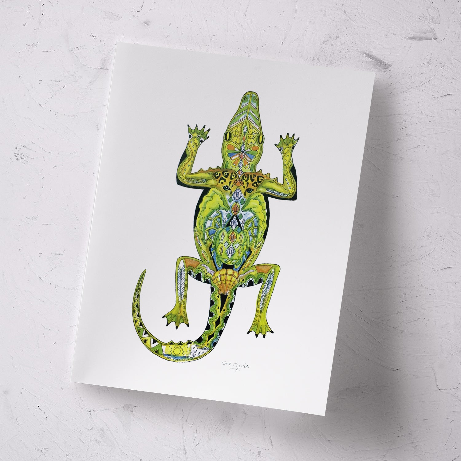 Alligator Signed Print