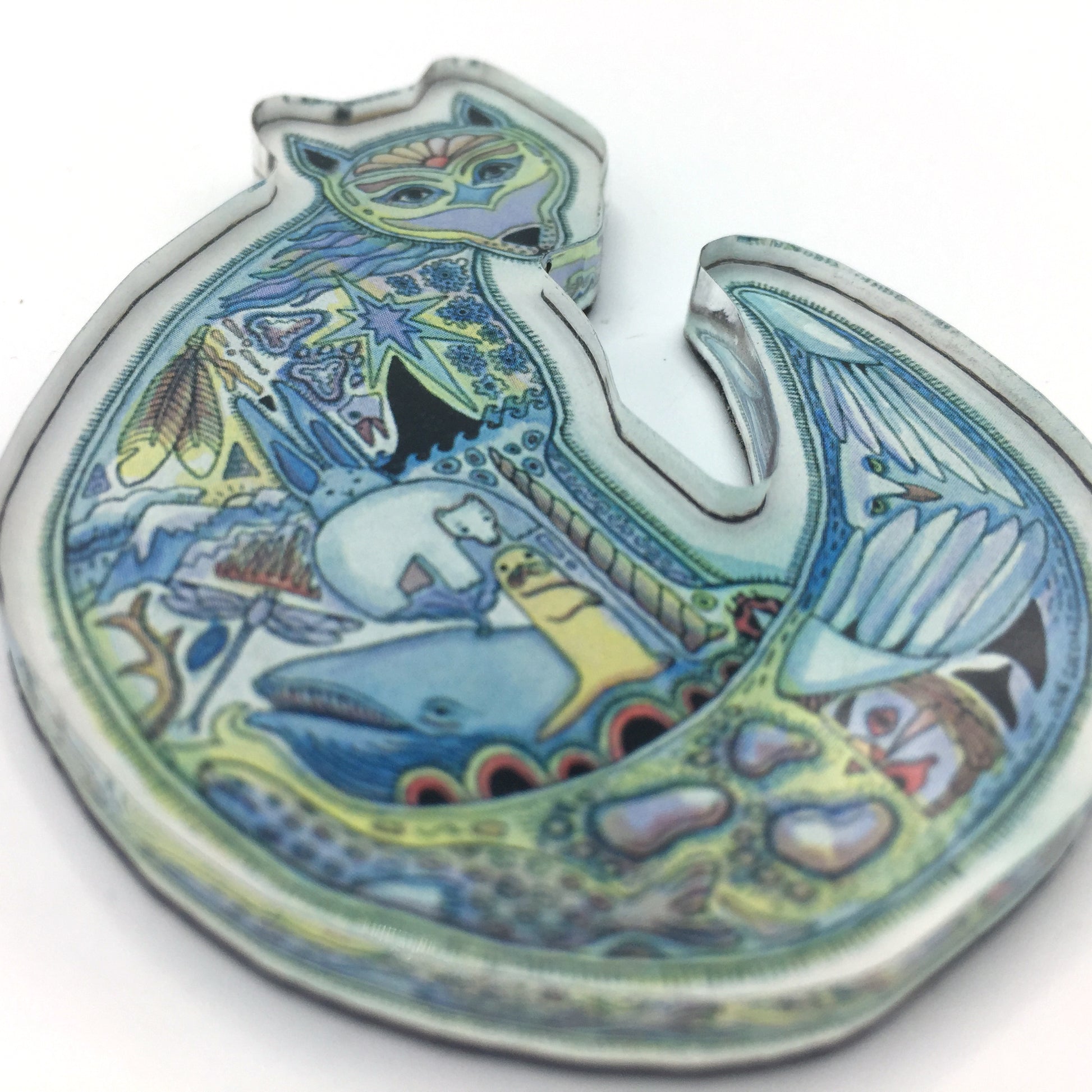 Arctic Fox Magnets and Keychains