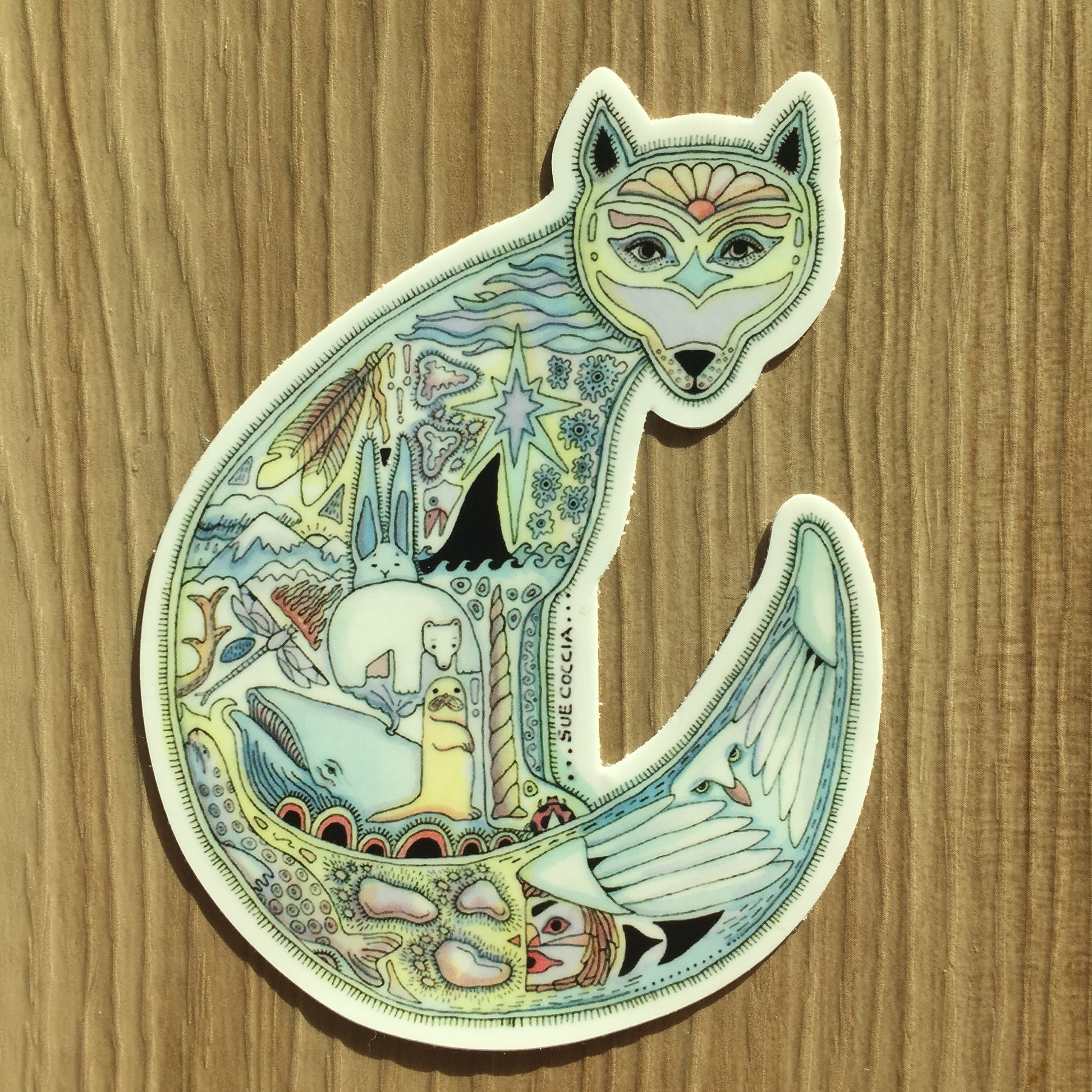 Arctic Fox Sticker