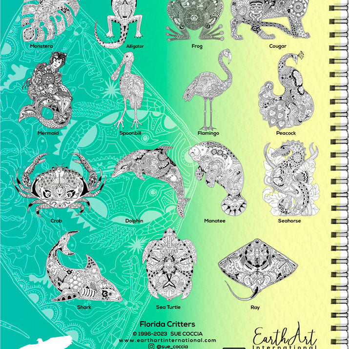 Florida Critters Coloring Book