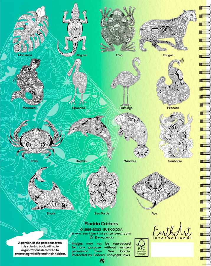 Florida Critters Coloring Book