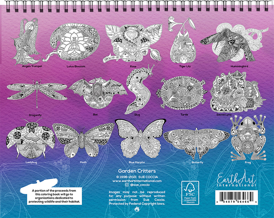 Garden Critters Coloring Book