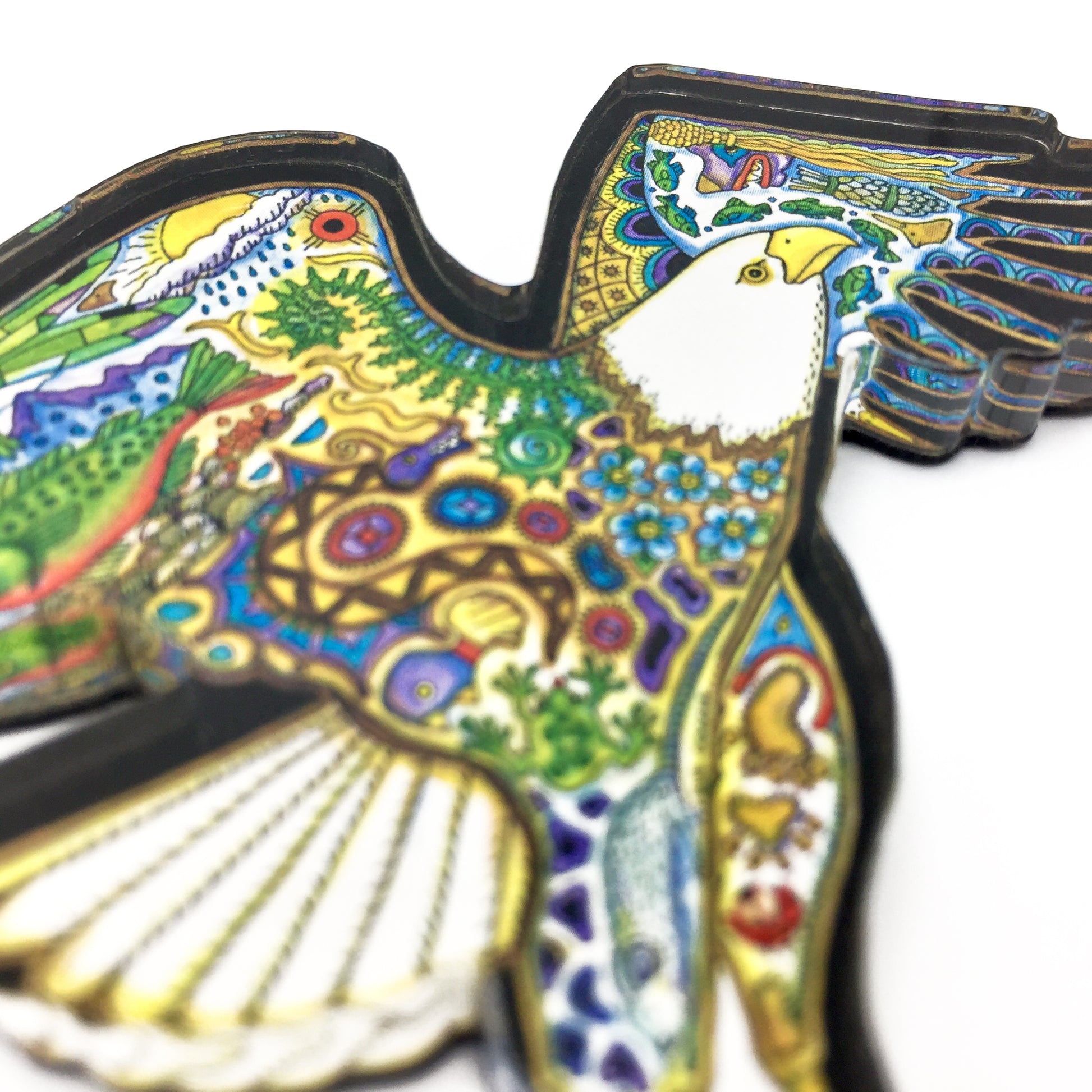 Bald Eagle Magnets, Keychains and Pins