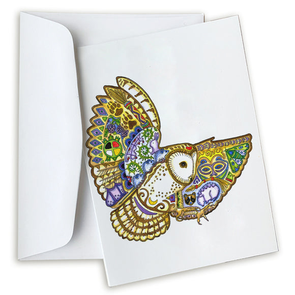Barn Owl Note Card
