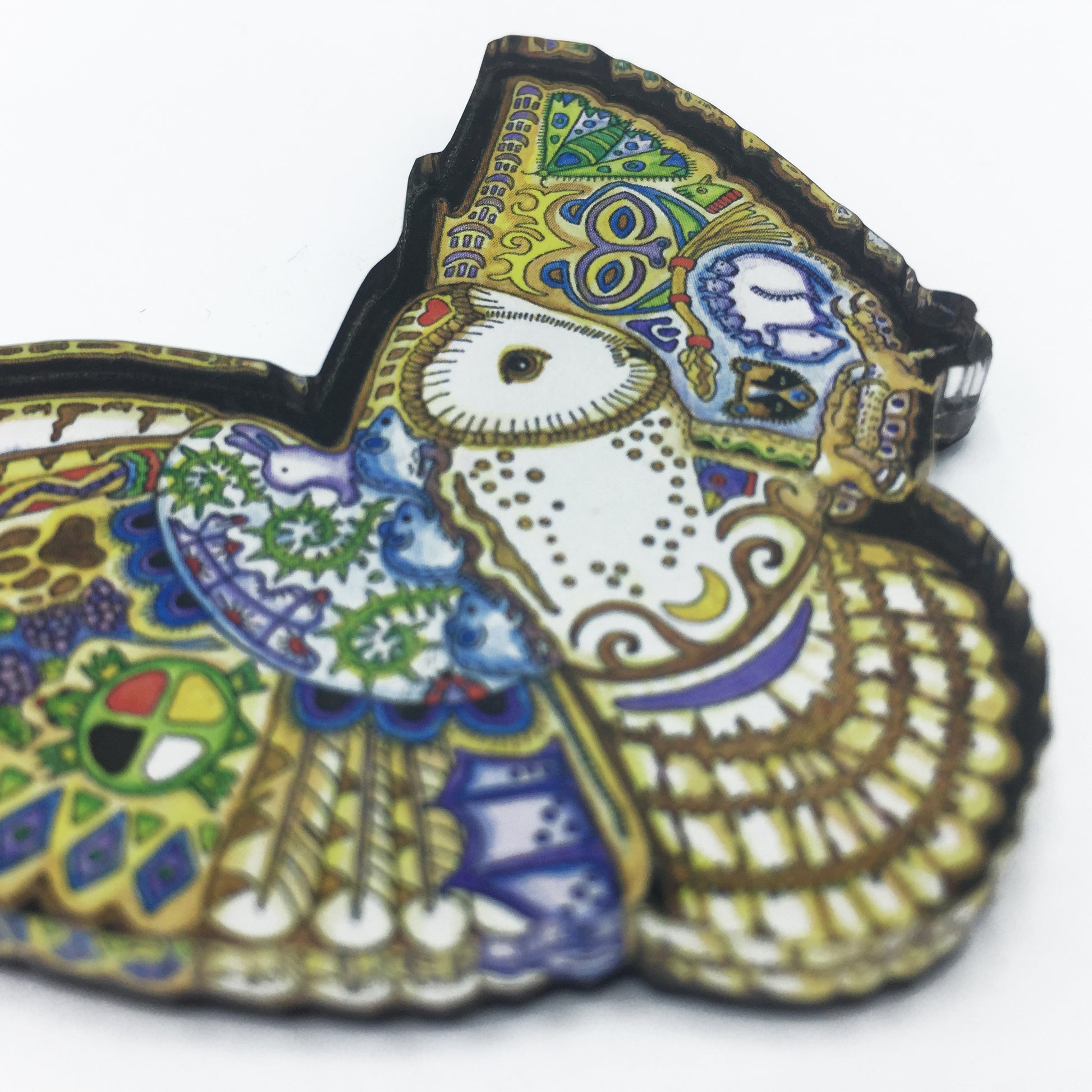 Barn Owl Magnets, Keychains and Pins