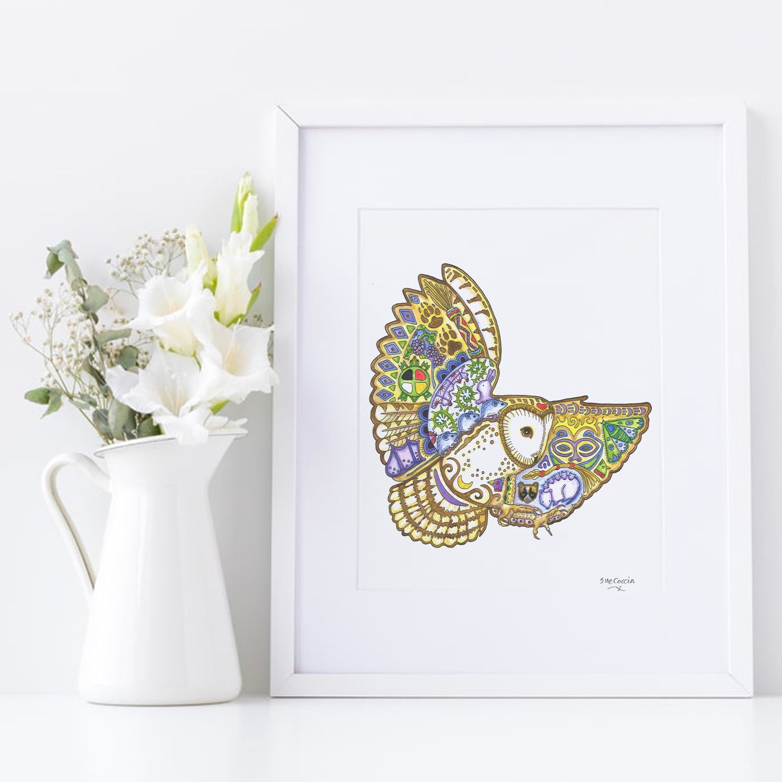 Barn Owl Signed Print