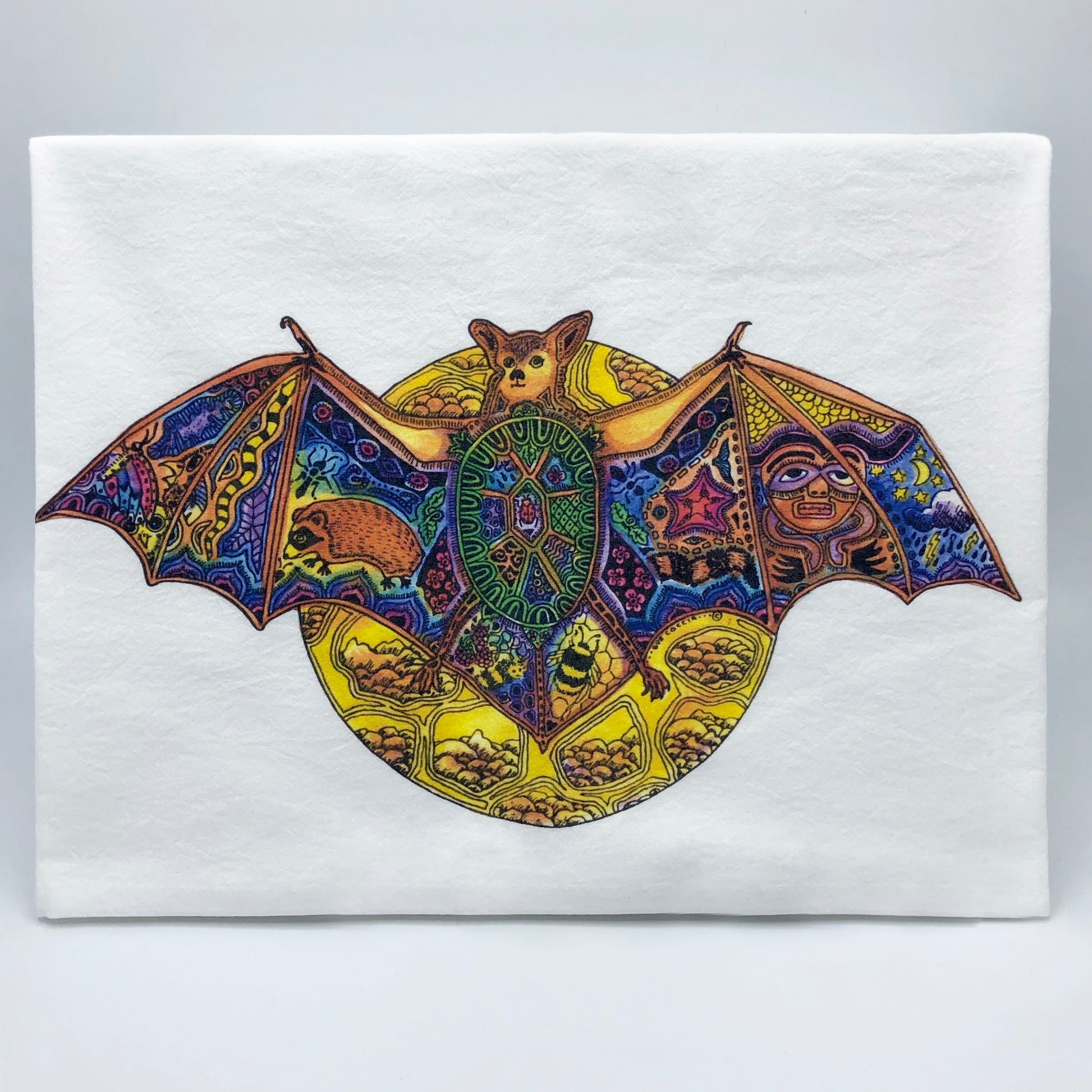Bat Flour Sack Towel