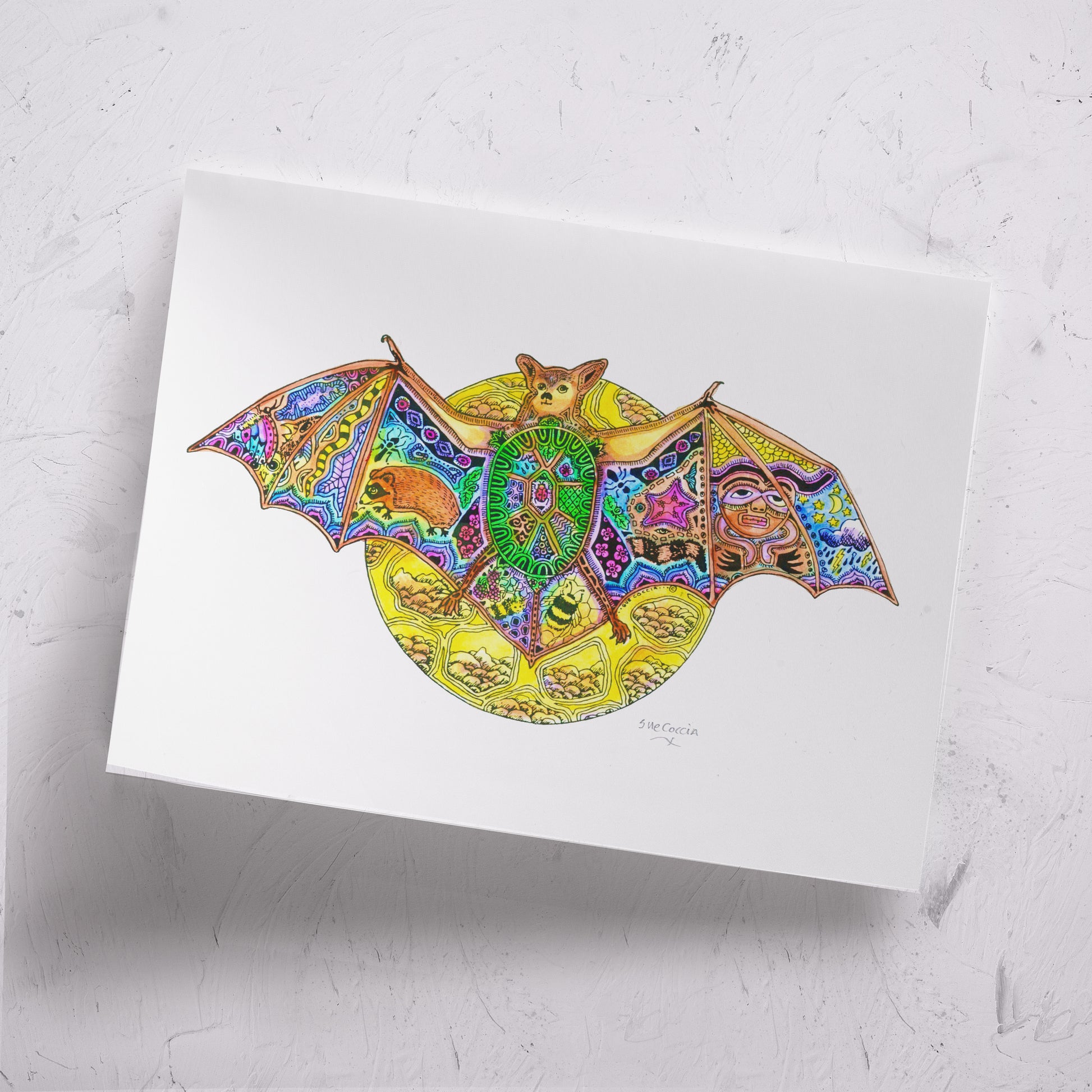 Bat Signed Print
