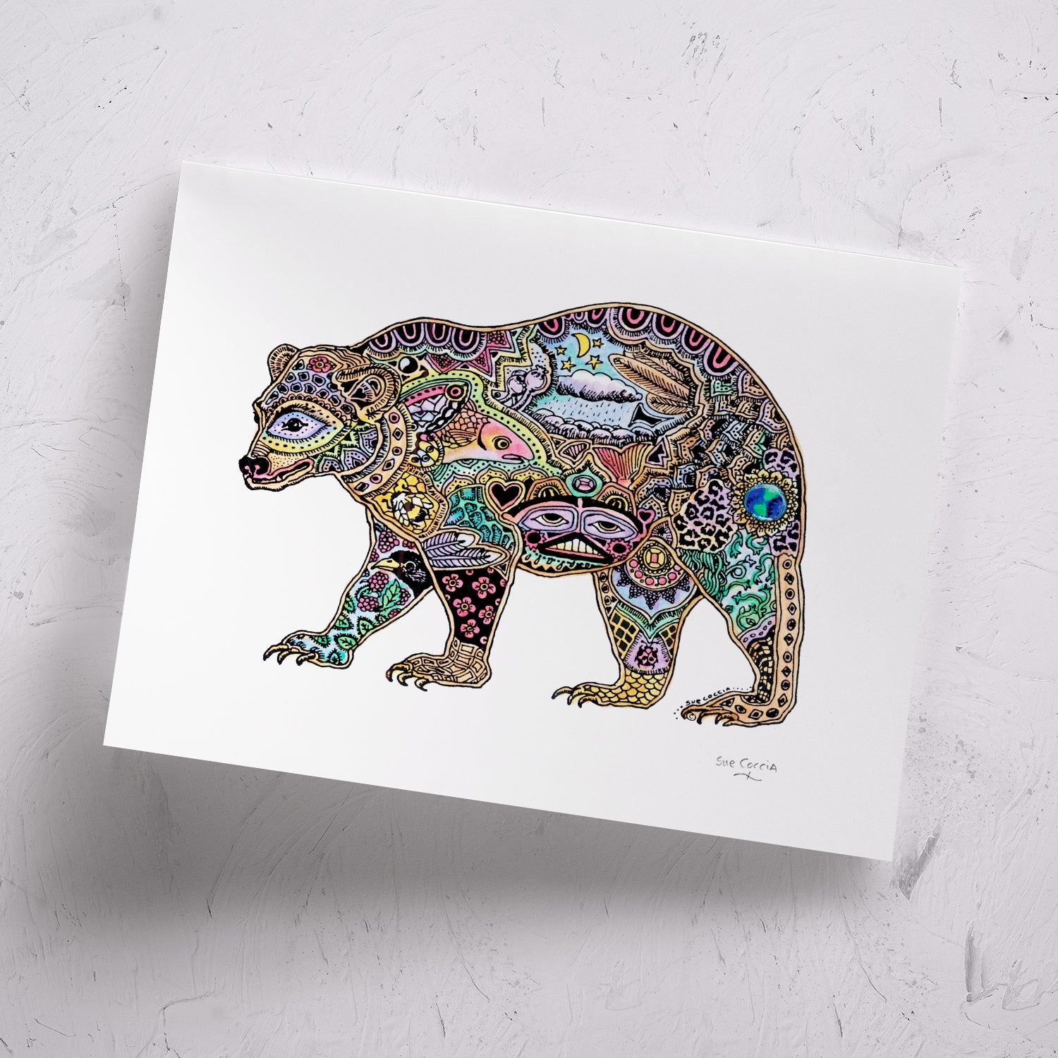 Bear Signed Print