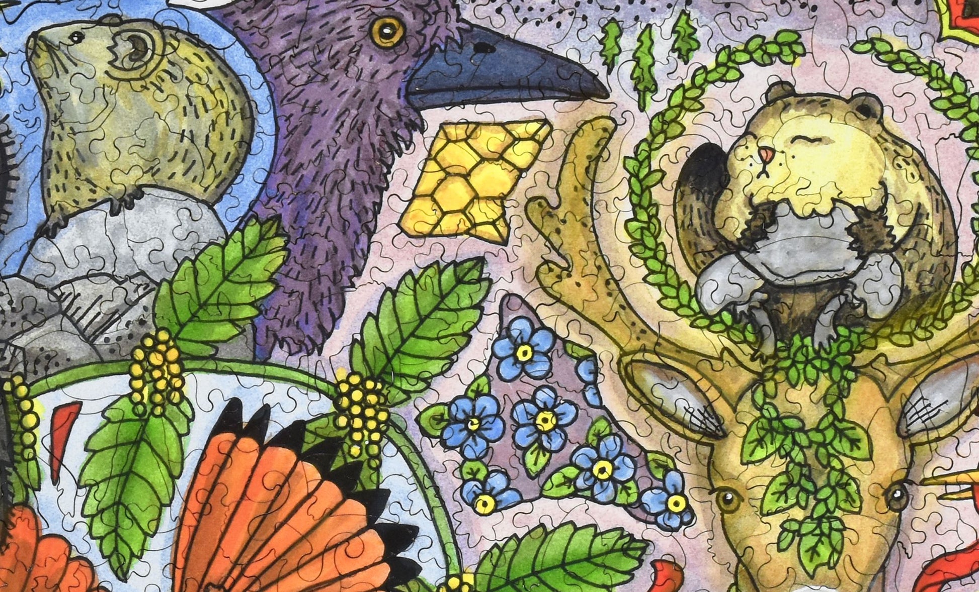 Black Bear Jigsaw Puzzle