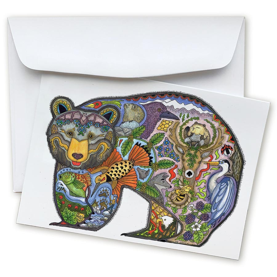 Black Bear 2 Note Card