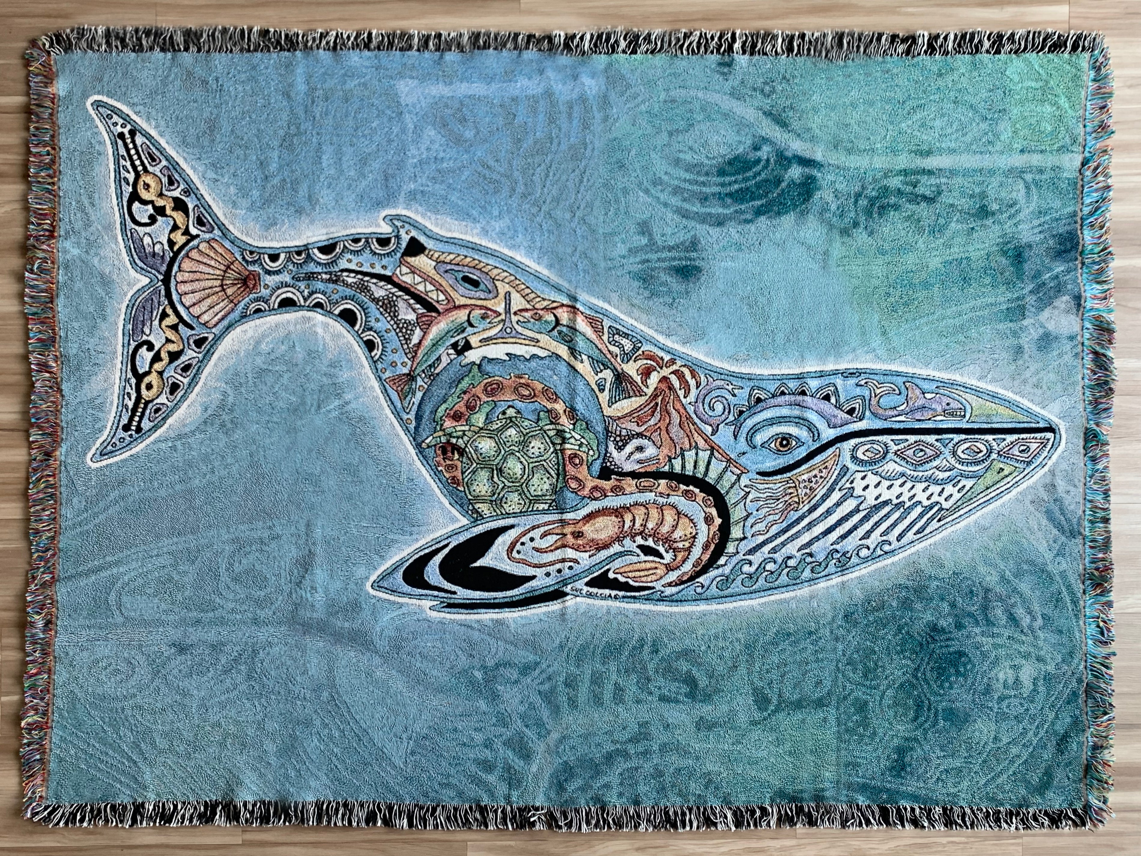 Blue Whale Blanket