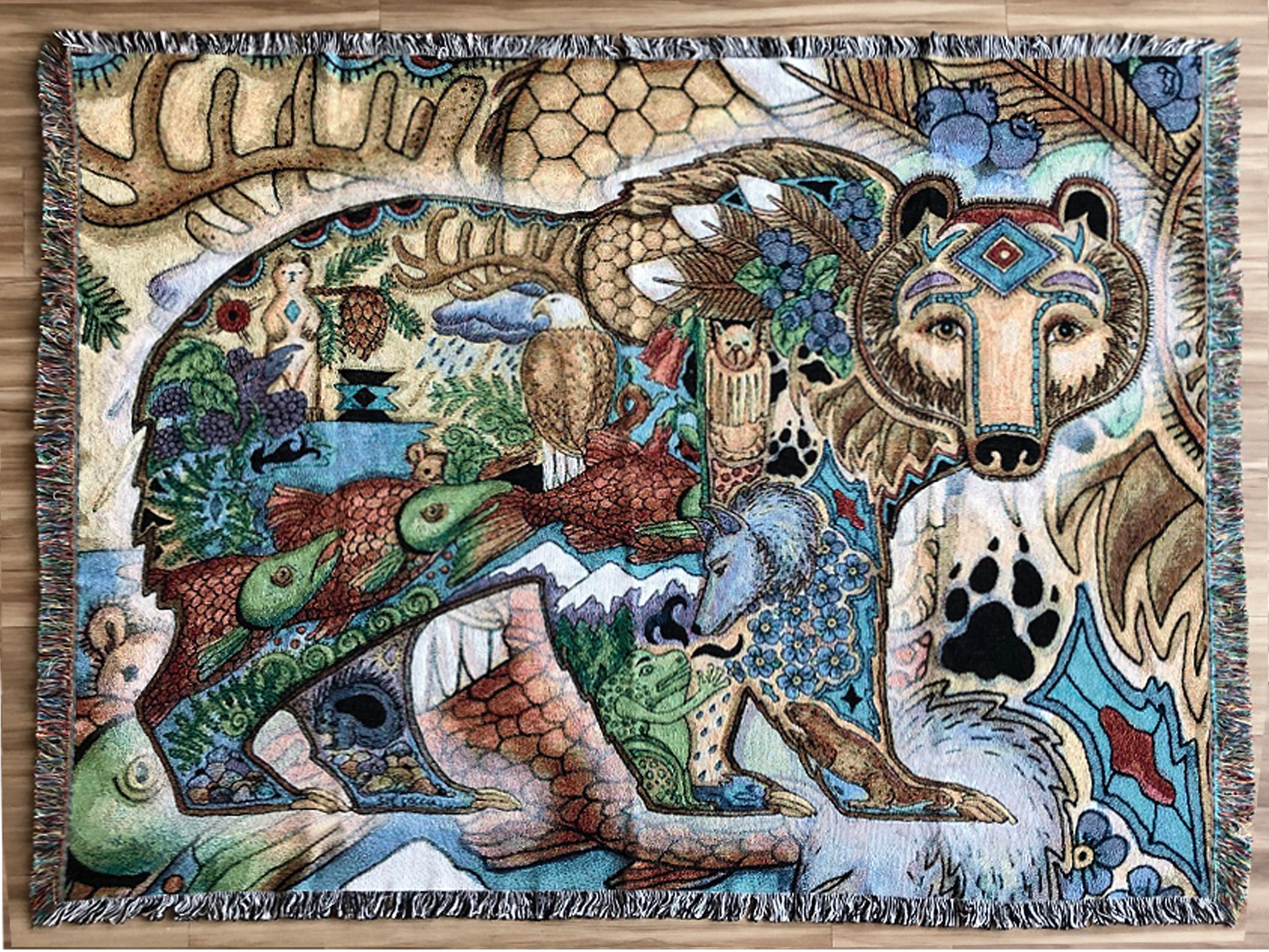 Grizzly Bear Blanket